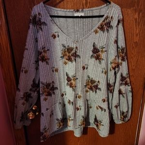 Maurices floral sweater size 2